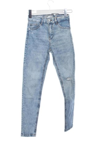 Blugi de femei Bershka, Mărime XXS, Culoare Albastru, Preț 102,00 Lei, #137519358