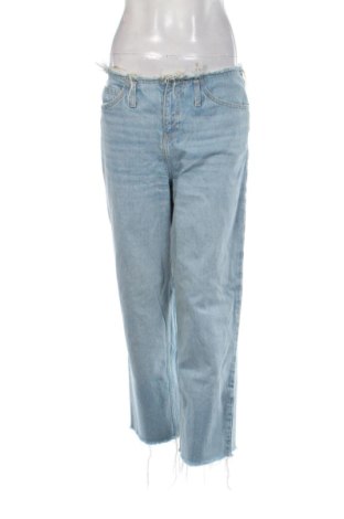 Blugi de femei Mango, Mărime L, Culoare Albastru, Preț 73,49 Lei, #137524601