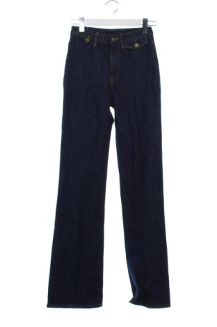Blugi de femei Zara, Mărime XS, Culoare Albastru, Preț 99,73 Lei, #137527728