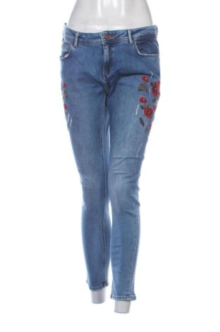 Damskie jeansy Zara, Rozmiar L, Kolor Niebieski, Cena 66,14 zł, #137531499