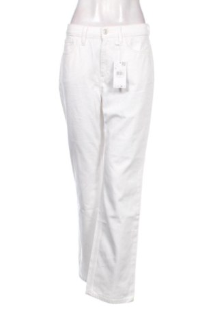 Blugi de femei Mango, Mărime L, Culoare Alb, Preț 141,72 Lei, #137539553