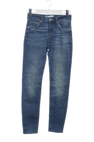 Dámske džínsy  Zara, Veľkosť XS, Farba Modrá, Cena  14,00 €, #137523412