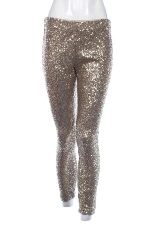Pantaloni de velvet de femei H&M, Mărime M, Culoare Auriu, Preț 52,08 Lei, #137503941