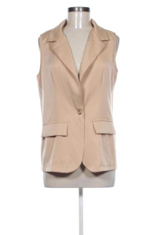 Vestă de femei SHEIN, Mărime M, Culoare Bej, Preț 73,49 Lei, #137502386