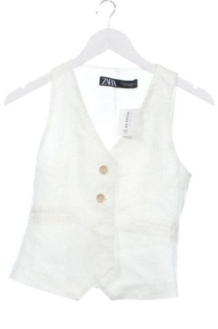 Vestă de femei Zara, Mărime XS, Culoare Alb, Preț 117,79 Lei, #137509290