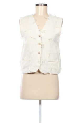 Vestă de femei Unbranded, Mărime M, Culoare Ecru, Preț 73,49 Lei, #137520498