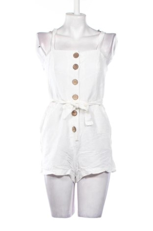 Salopetă scurtă de damă Mango, Mărime M, Culoare Alb, Preț 90,28 Lei, #137526856