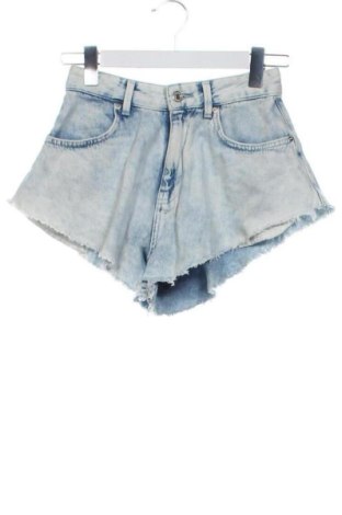 Pantaloni scurți de femei Bershka, Mărime XS, Culoare Albastru, Preț 52,49 Lei, #137521225