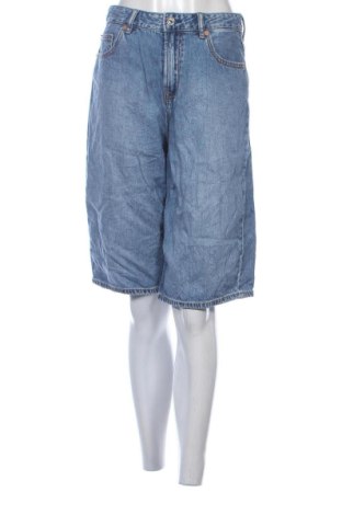 Pantaloni scurți de femei Stradivarius, Mărime S, Culoare Albastru, Preț 57,74 Lei, #137541032