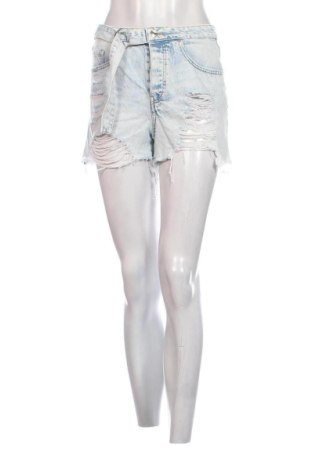 Pantaloni scurți de femei H&M, Mărime S, Culoare Albastru, Preț 68,24 Lei, #137542520