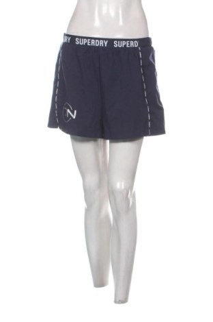 Pantaloni scurți de femei Superdry, Mărime S, Culoare Albastru, Preț 96,64 Lei, #137518024