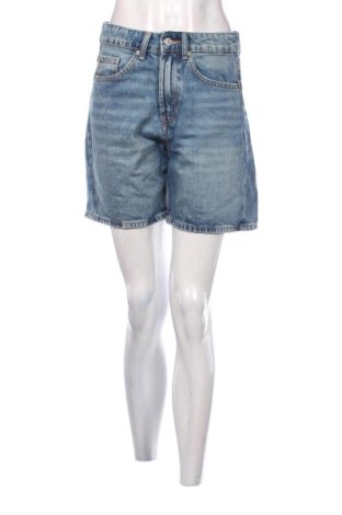 Pantaloni scurți de femei Zara, Mărime M, Culoare Albastru, Preț 60,00 Lei, #137532982