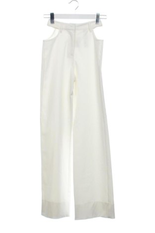 Dámské kalhoty  Bershka, Velikost XXS, Barva Krémová, Cena  364,00 Kč, #137523968