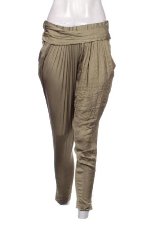 Pantaloni de femei Zara, Mărime S, Culoare Verde, Preț 89,23 Lei, #137540123