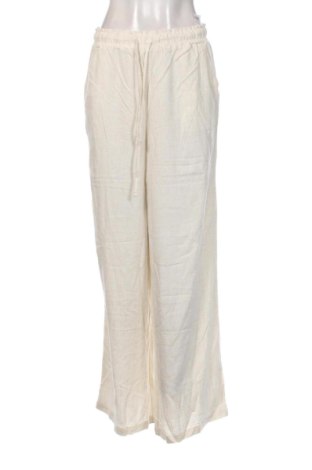 Pantaloni de femei Sinsay, Mărime XL, Culoare Ecru, Preț 84,31 Lei, #137545947