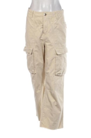 Pantaloni de femei Bershka, Mărime S, Culoare Bej, Preț 57,74 Lei, #137527168