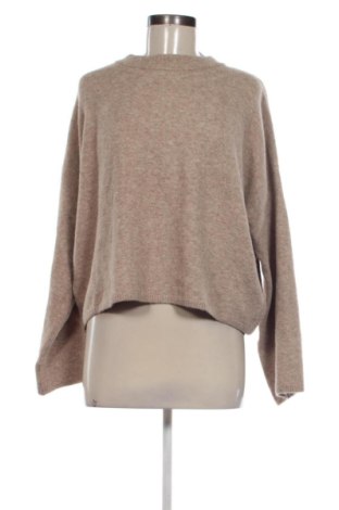 Pulover de femei H&M, Mărime M, Culoare Bej, Preț 73,49 Lei, #137542263