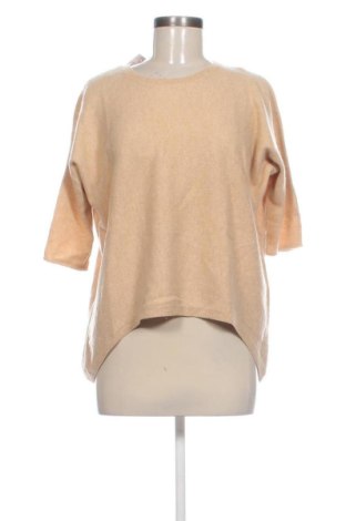 Дамски пуловер Massimo Dutti, Размер XL, Цвят Бежов, Цена 19,62 €, #137542509
