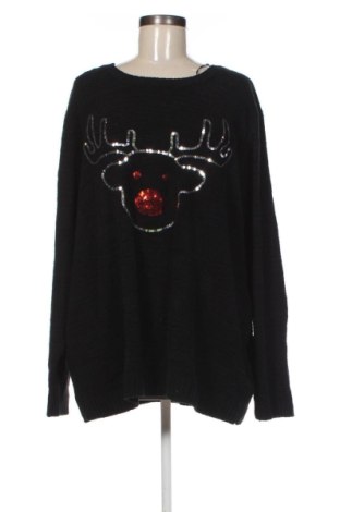 Pulover de femei Sheego, Mărime 3XL, Culoare Negru, Preț 89,23 Lei, #137532786