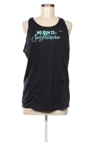Damen Sporttop Nike, Größe XL, Farbe Schwarz, Preis 22,00 €, #137490367