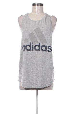 Γυναίκειο αθλητικό τοπ Adidas, Μέγεθος M, Χρώμα Γκρί, Τιμή 22,99 €, #137528815
