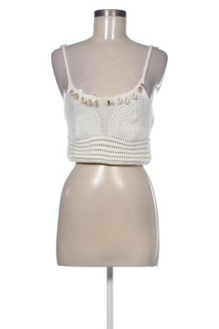 Top de femei Sinsay, Mărime S, Culoare Ecru, Preț 41,99 Lei, #137508908