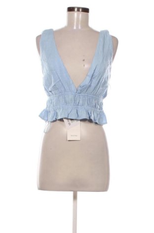 Top de femei Bershka, Mărime L, Culoare Albastru, Preț 94,00 Lei, #137517261