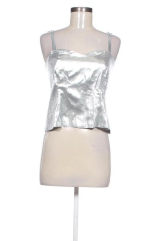 Top de femei Unbranded, Mărime M, Culoare Argintiu, Preț 78,74 Lei, #137534425