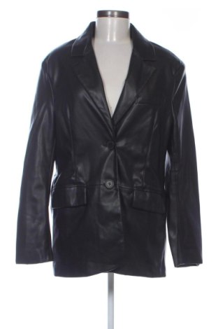 Dámska kožená bunda  Bershka, Veľkosť S, Farba Čierna, Cena  23,00 €, #137524244