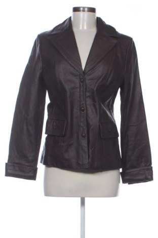 Geacă de piele pentru femei Unbranded, Mărime XS, Culoare Maro, Preț 262,45 Lei, #137530003