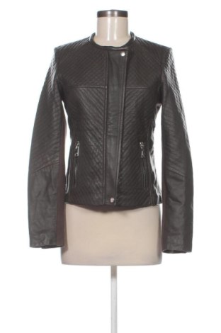 Geacă de piele pentru femei Oui, Mărime S, Culoare Maro, Preț 433,68 Lei, #137540695