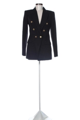 Sacou de femei Zara, Mărime S, Culoare Negru, Preț 136,48 Lei, #137541124
