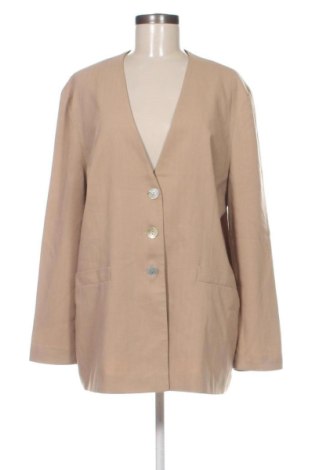 Дамско сако Unbranded, Размер XL, Цвят Бежов, Цена 20,00 €, #137541195