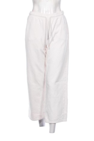 Pantaloni trening de femei Zara, Mărime S, Culoare Ecru, Preț 84,31 Lei, #137508509
