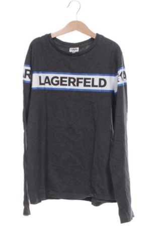 Kinder Shirt Karl Lagerfeld, Größe 12-13y/ 158-164 cm, Farbe Grau, Preis 28,77 €, #137518354