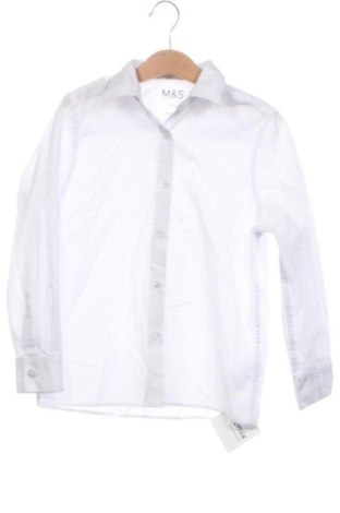 Detská košeľa  Marks & Spencer, Veľkosť 7-8y/ 128-134 cm, Farba Biela, Cena  5,91 €, #137509424