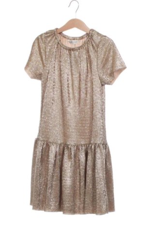 Kinderkleid H&M, Größe 6-7y/ 122-128 cm, Farbe Golden, Preis 15,05 €, #137516125