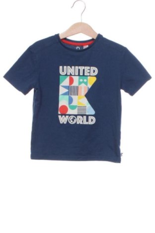 Tricou pentru copii Okaidi, Mărime 18-24m/ 86-98 cm, Culoare Albastru, Preț 31,49 Lei, #137518105