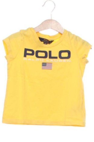 Tricou pentru copii Polo Ralph Lauren, Mărime 2-3y/ 98-104 cm, Culoare Galben, Preț 120,73 Lei, #137514200