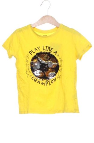 Tricou pentru copii Sinsay, Mărime 3-4y/ 104-110 cm, Culoare Galben, Preț 26,25 Lei, #137533694