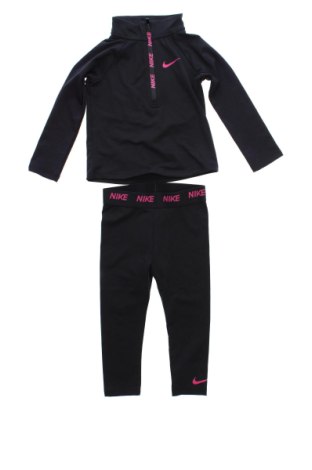Set trening se copii Nike, Mărime 18-24m/ 86-98 cm, Culoare Negru, Preț 157,47 Lei, #137499889