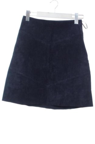 Кожена пола Mango, Размер XS, Цвят Син, Цена 41,53 €, #137511315
