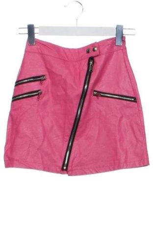 Fustă de piele Unbranded, Mărime XS, Culoare Roz, Preț 36,74 Lei, #137516304