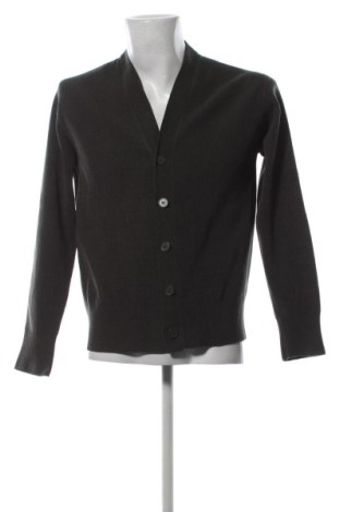 Jachetă tricotată de bărbați Zara, Mărime M, Culoare Verde, Preț 53,00 Lei, #137531916