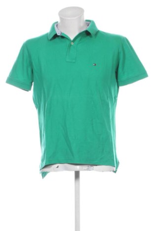 Мъжка тениска Tommy Hilfiger, Размер L, Цвят Зелен, Цена 35,27 €, #137490903