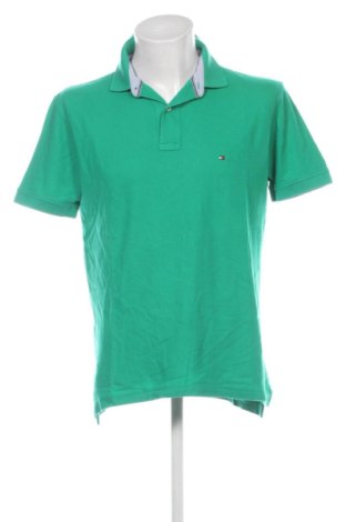 Męski T-shirt Tommy Hilfiger, Rozmiar L, Kolor Zielony, Cena 156,99 zł, #137490919
