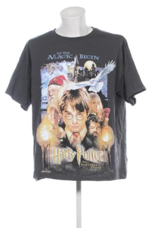 Herren Shirt Harry Potter, Größe XXL, Farbe Grau, Preis 11,99 €, #137498934