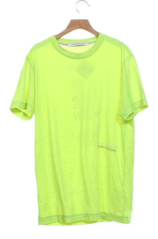 Tricou de bărbați Calvin Klein, Mărime XS, Culoare Galben, Preț 135,99 Lei, #137499187