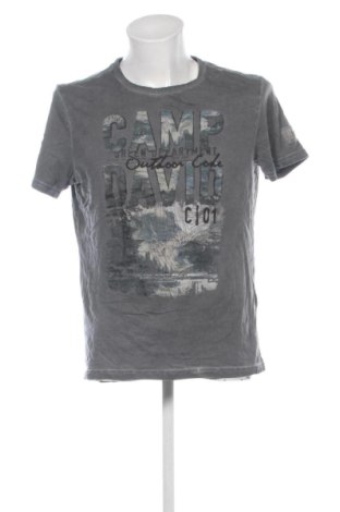 Мъжка тениска Camp David, Размер L, Цвят Сив, Цена 16,87 €, #137500199