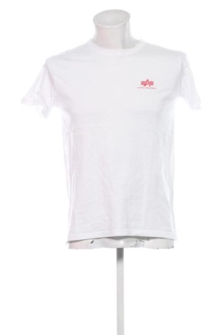 Мъжка тениска Alpha Industries, Размер M, Цвят Бял, Цена 32,21 €, #137515067